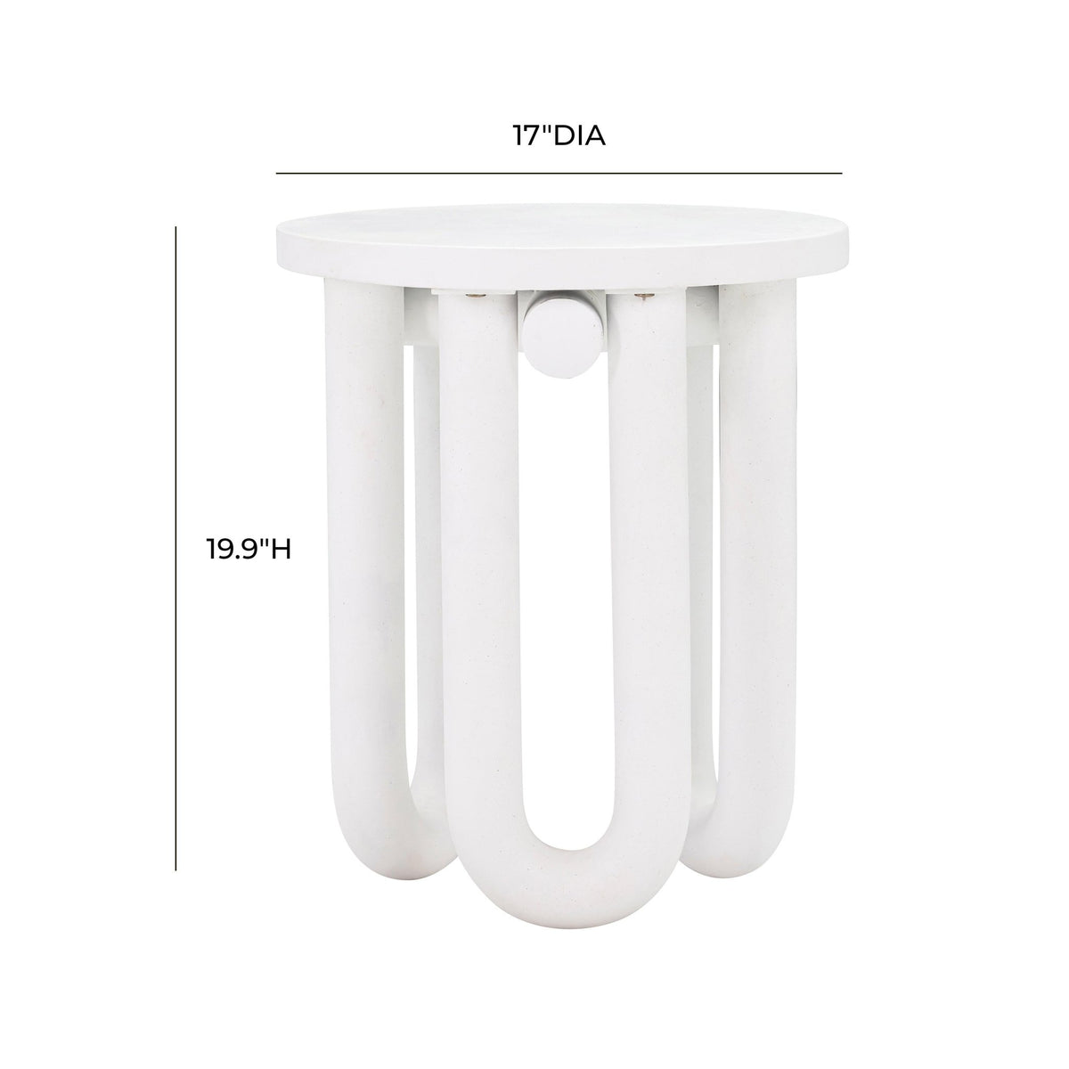 Tildy Concrete Side Table End Tables| TOV