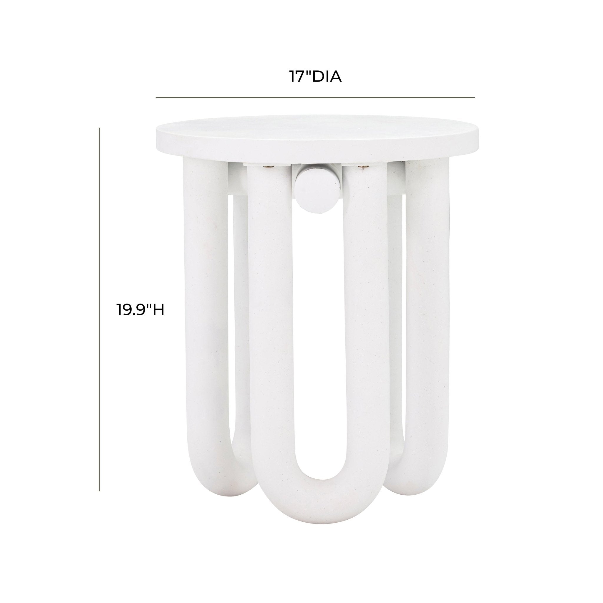 Tildy Concrete Side Table End Tables| TOV