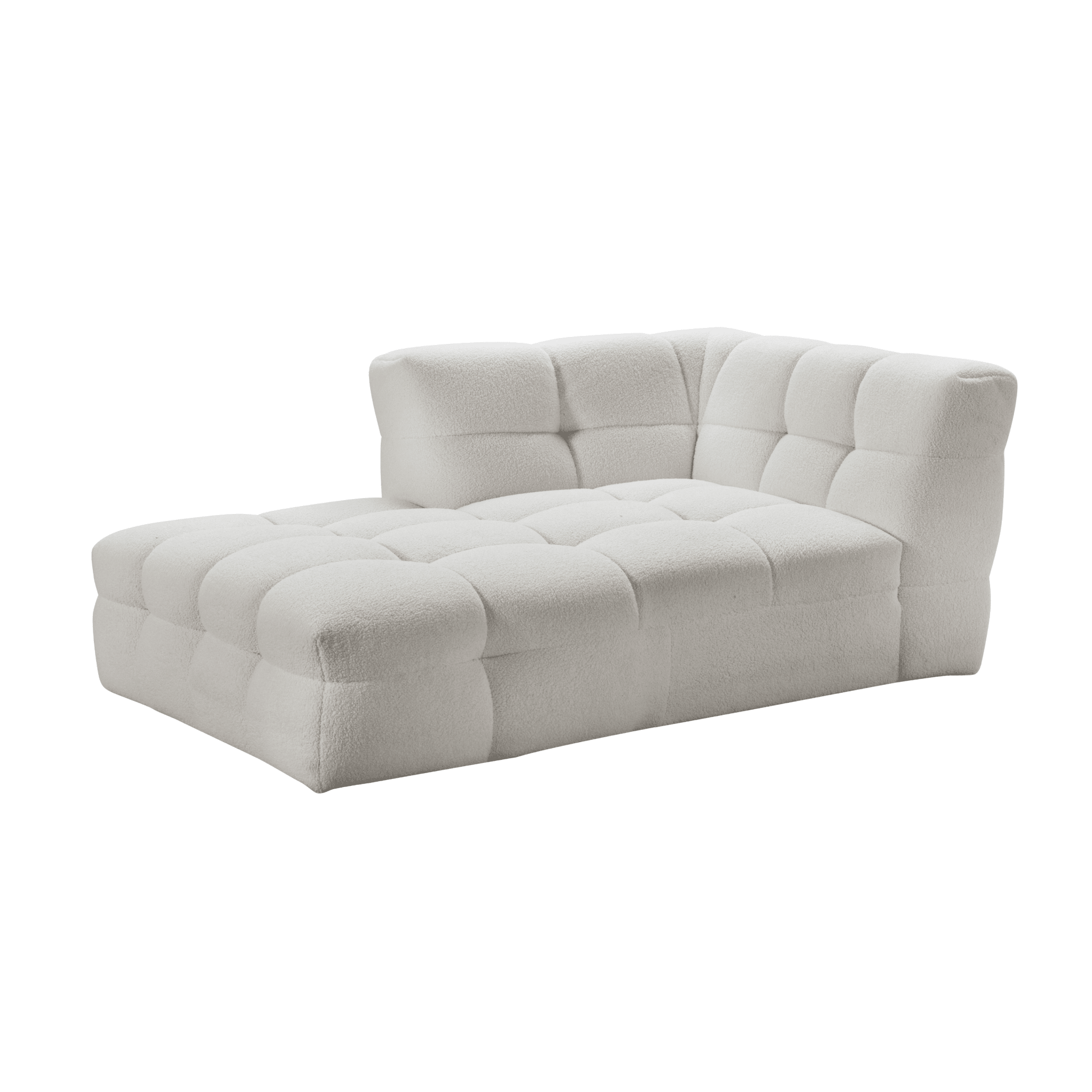 Timeless Classic Cream Left Arm Facing Chaise Sectionals| Roots Furniture
