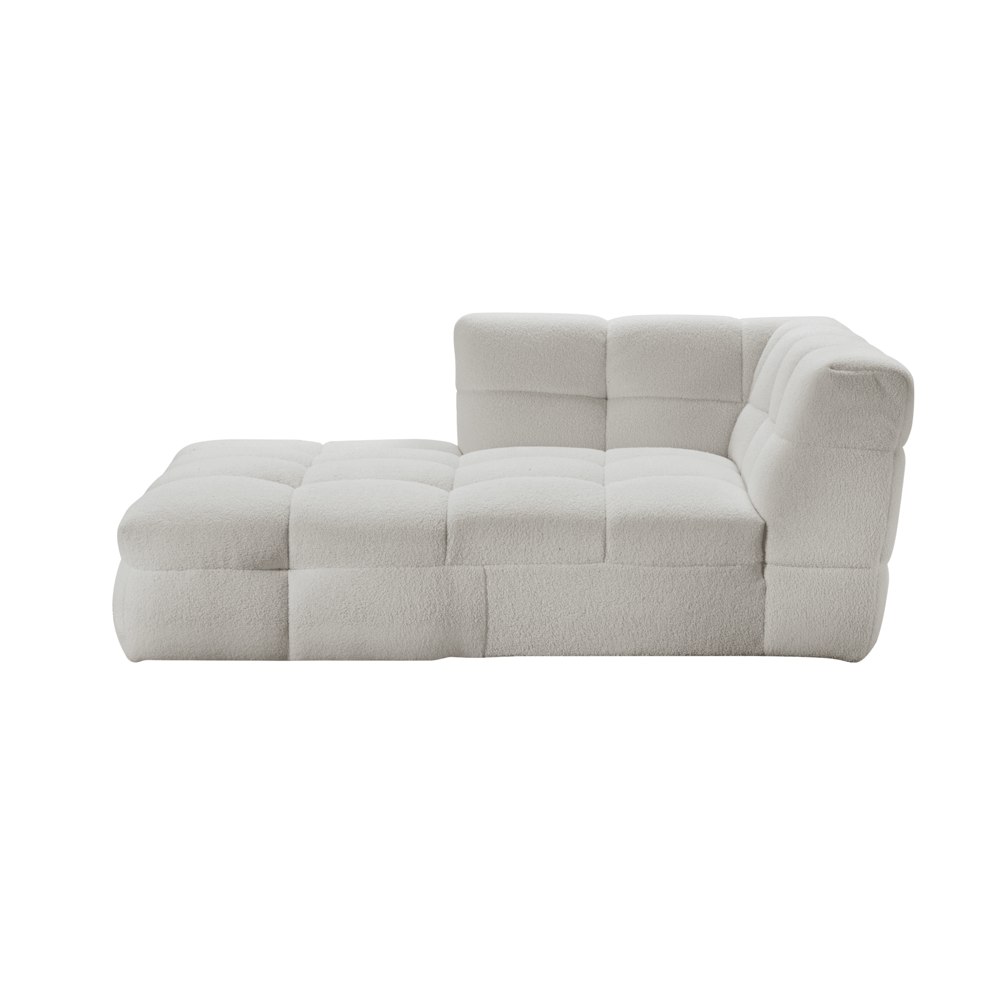Timeless Classic Cream Left Arm Facing Chaise Sectionals| Roots Furniture