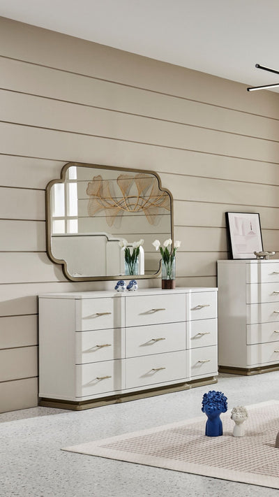 Timeless Tranquility White Dresser Table - Al Rugaib Furniture