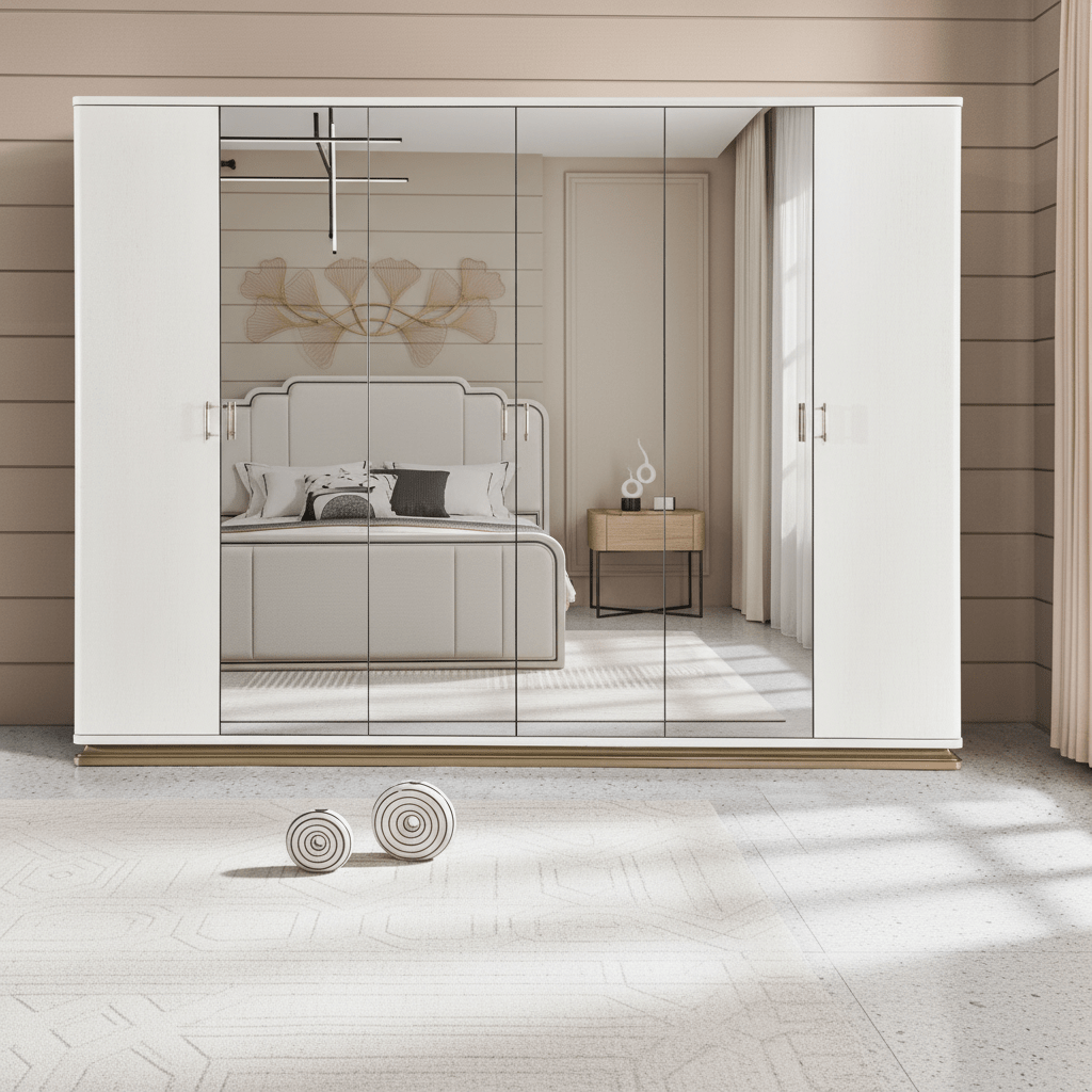 Timeless Tranquility White Wardrobe Wardrobes| Roots Furniture