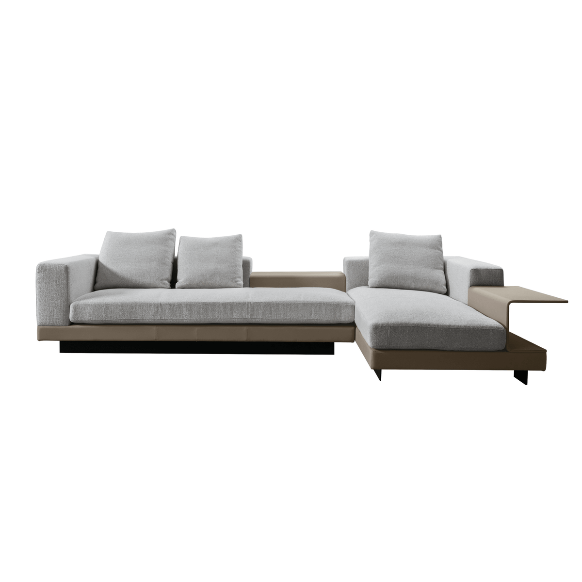 Timeless Treasures White/Oatmeal Sectional W334 Sectionals| Roots Furniture