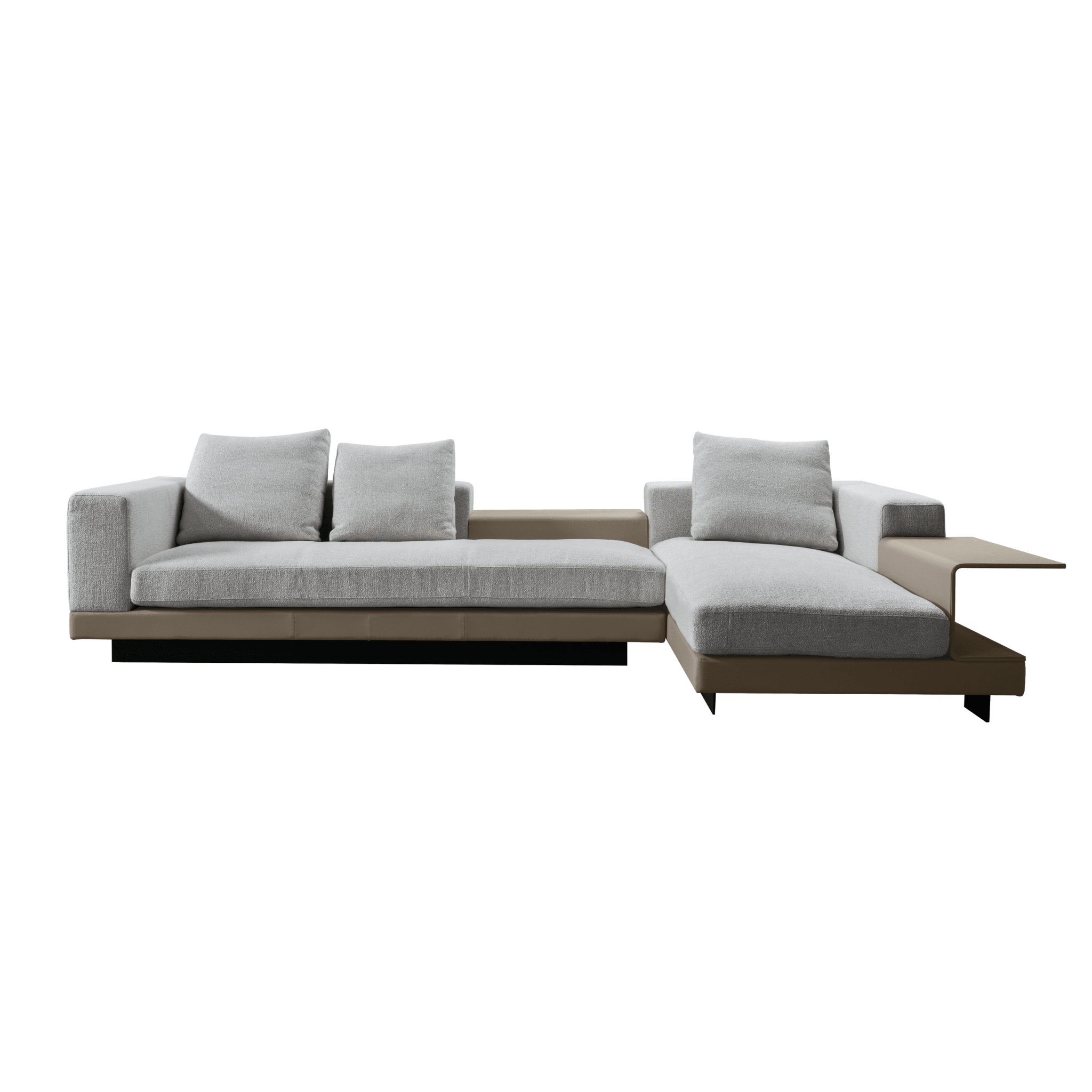 Timeless Treasures White/Oatmeal Sectional W334 Sectionals| Roots Furniture