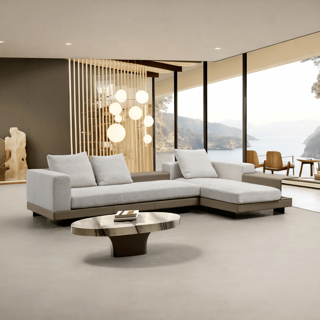 Timeless Treasures White/Oatmeal Sectional W334 Sectionals| Roots Furniture