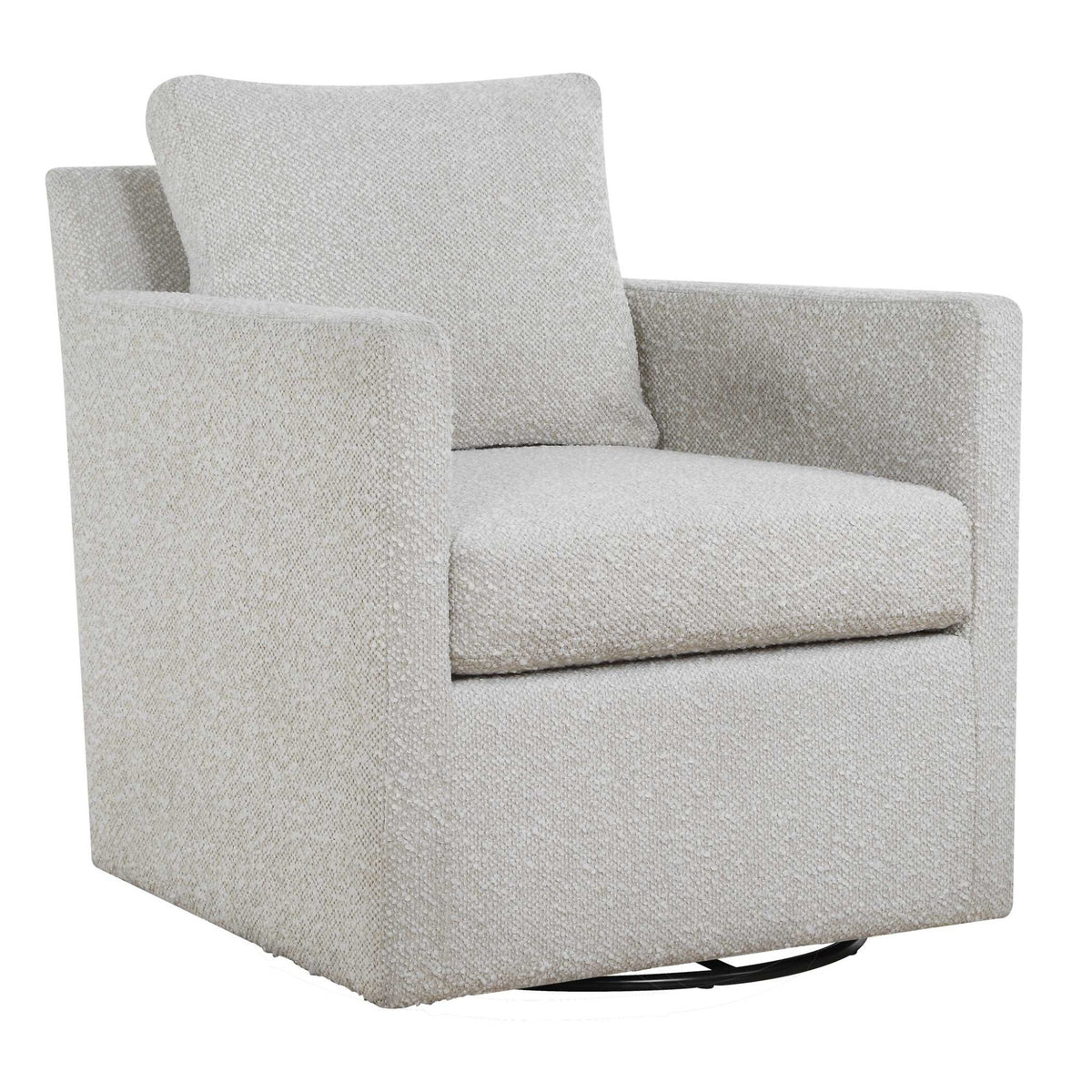 Tisdell Cream Swivel/Glider Chair Chairs| Uttermost