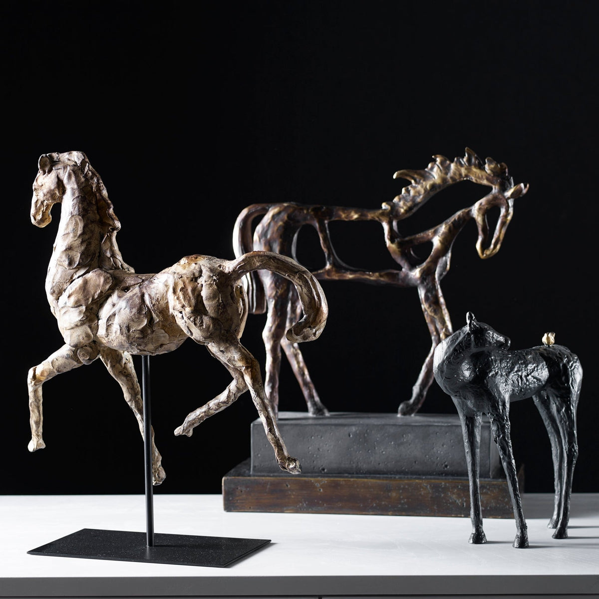 Titan Horse Sculpture Table Decors| Uttermost