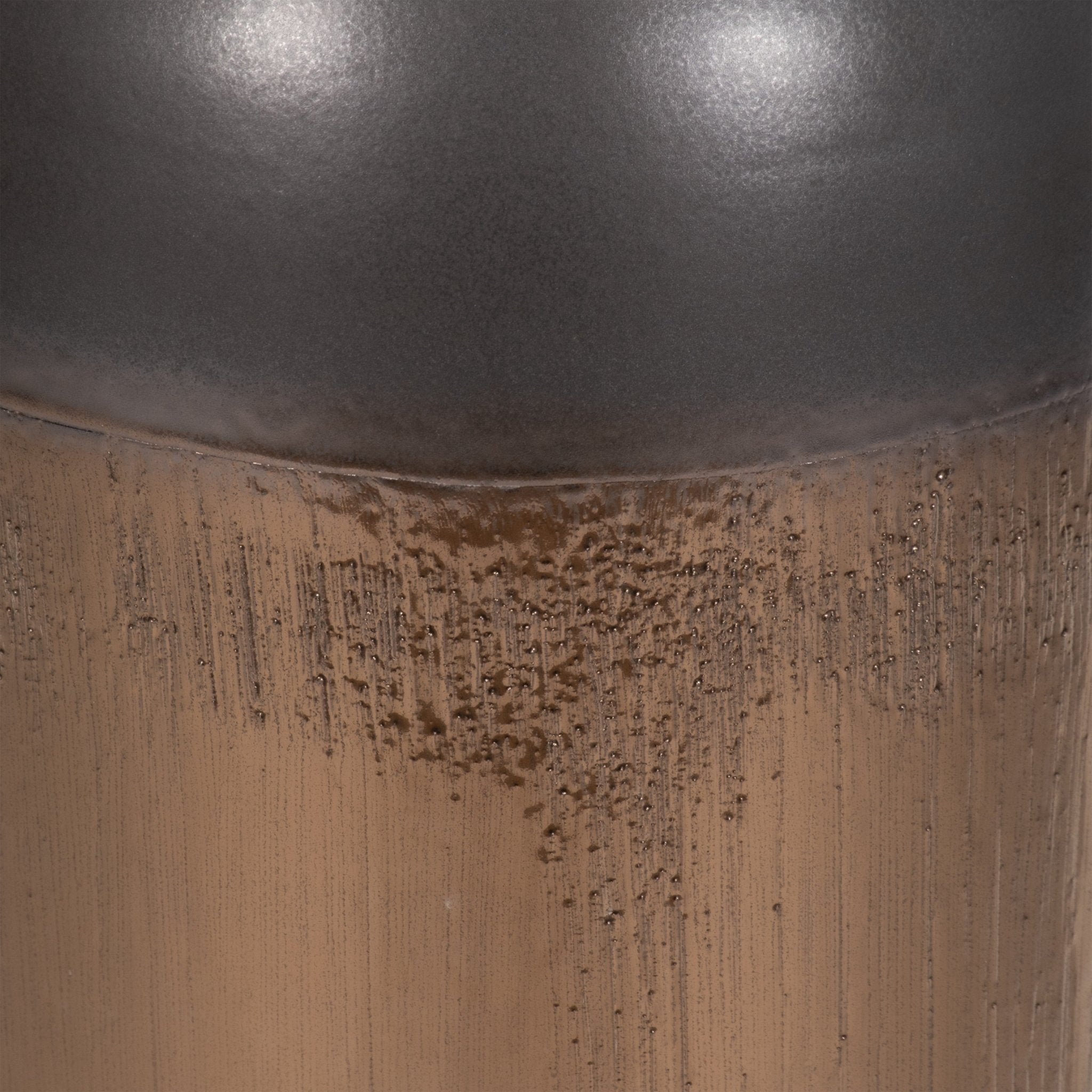 Tiziano Ceramic Bronze Floor Vase Vases and Jars| Sagebrook Home