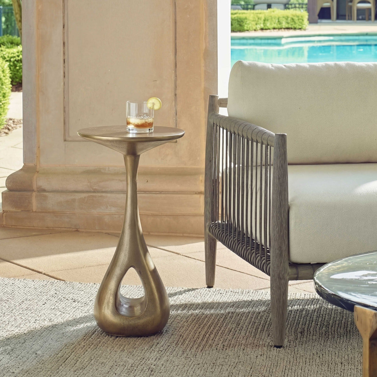 Tolstoy Indoor-Outdoor Accent Table Accent & End Tables| Uttermost
