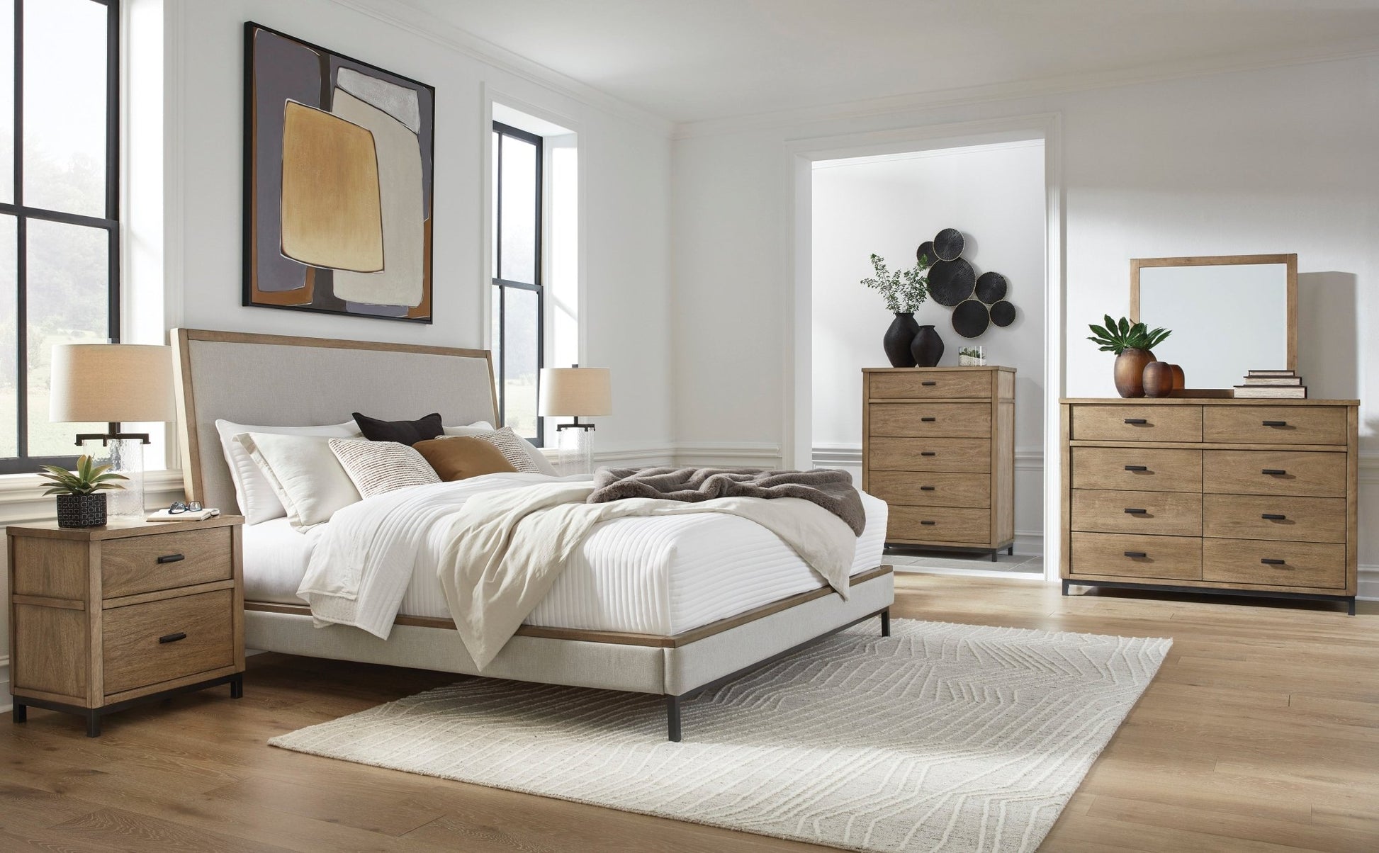 Tomtyn King Upholstered Bed Beds| Ashley Homestore