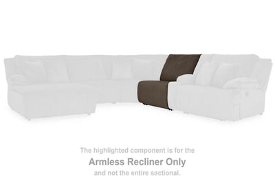 Top Tier Armless Recliner - Al Rugaib Furniture