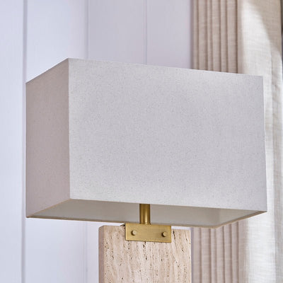 Topaz Travertine Table Lamp - Al Rugaib Furniture