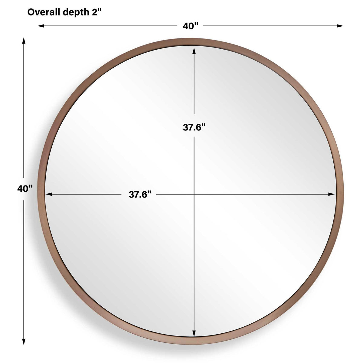 Torrado Round Bronze Mirror Mirrors| Uttermost
