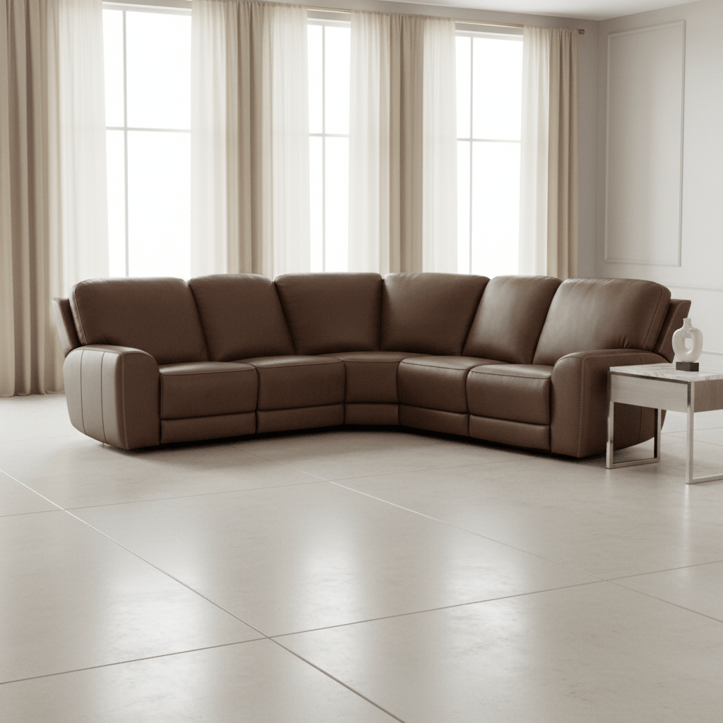 Torres 5 Piece Sectional with Power Recline & Power Headrest Recliners| Hooker