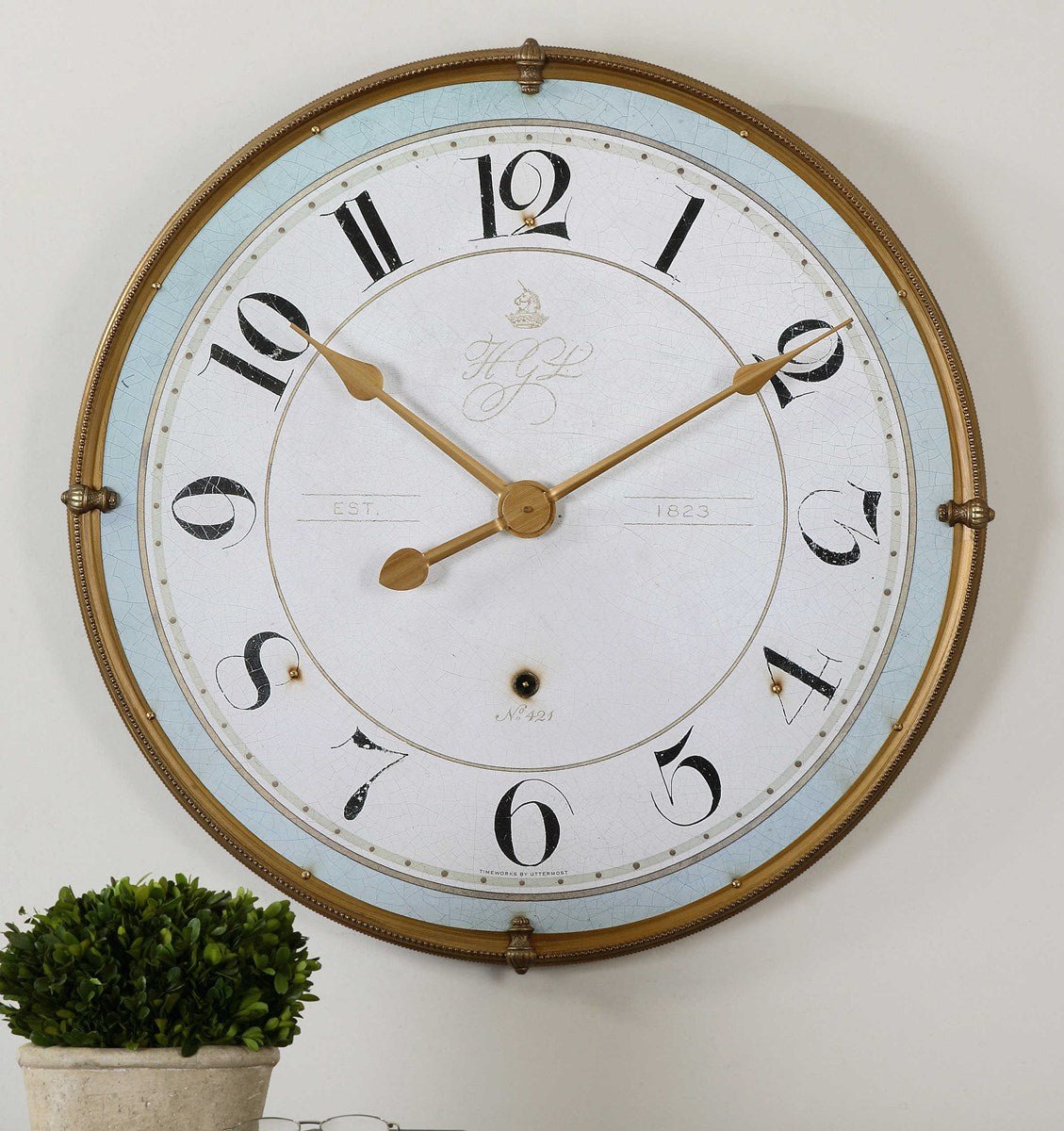 Torriana Wall Clock Clocks| Uttermost