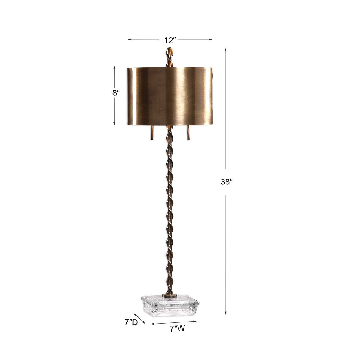 Torsion Buffet Lamp Table Lamps| Uttermost