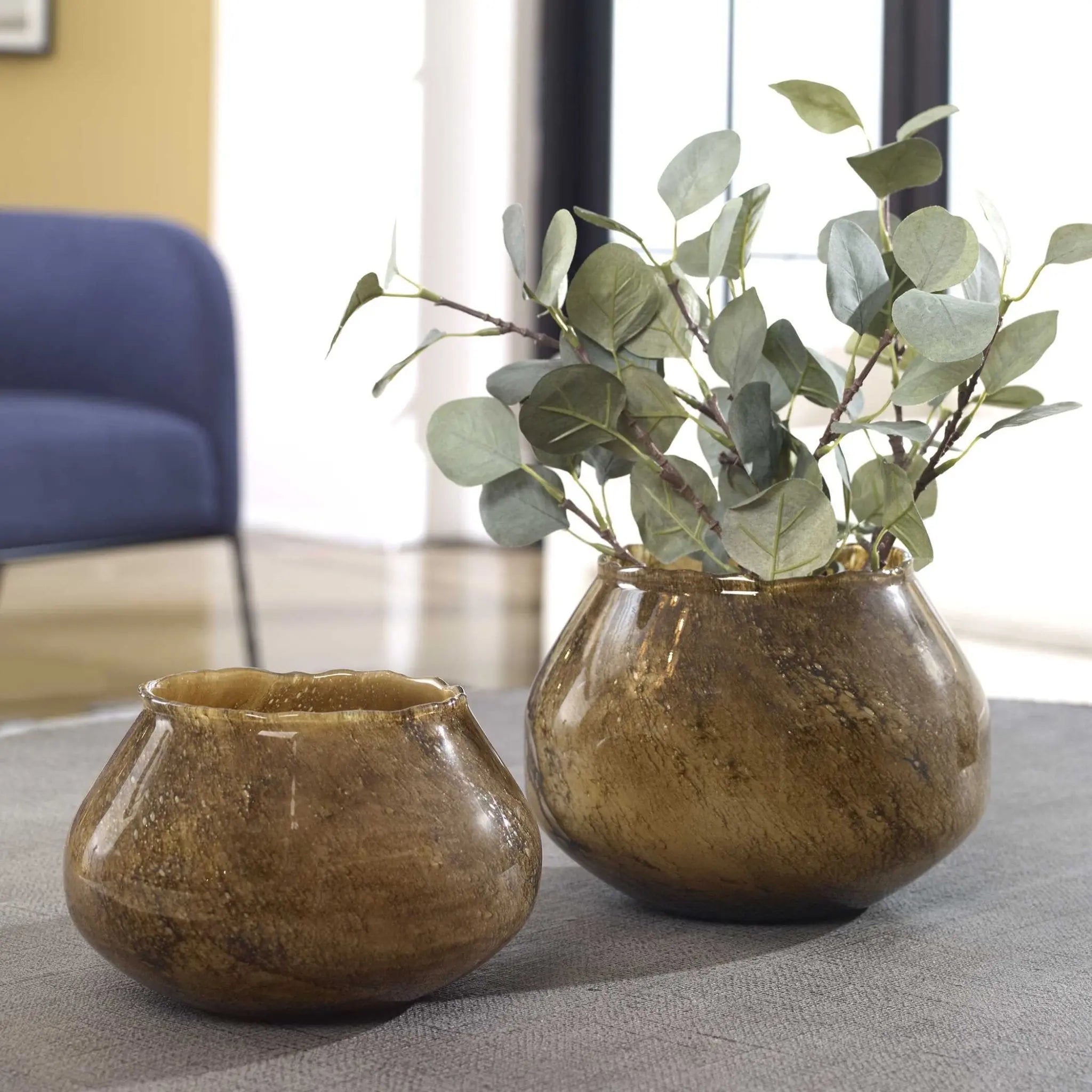 Tortoise Vases, S/2 Vases and Jars| Uttermost