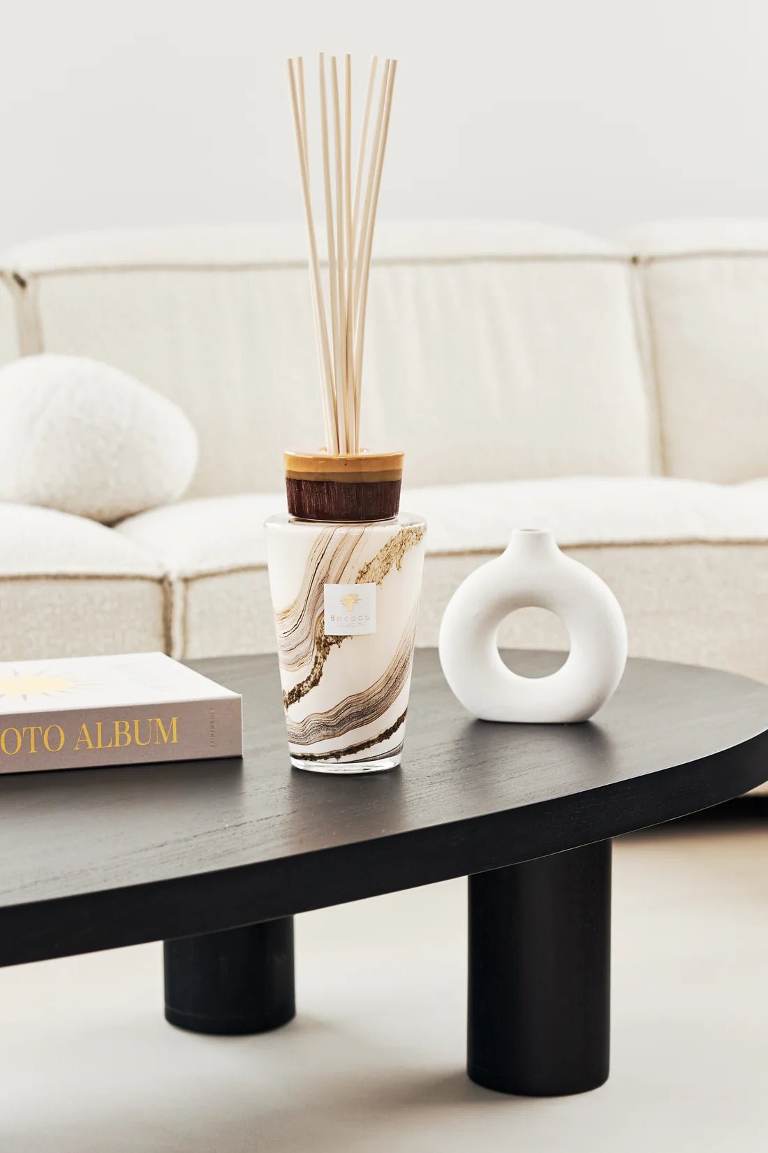 Totem 2L Sand Siloli Luxury Bottle Diffuser Medium Diffusers| Baobab Collection