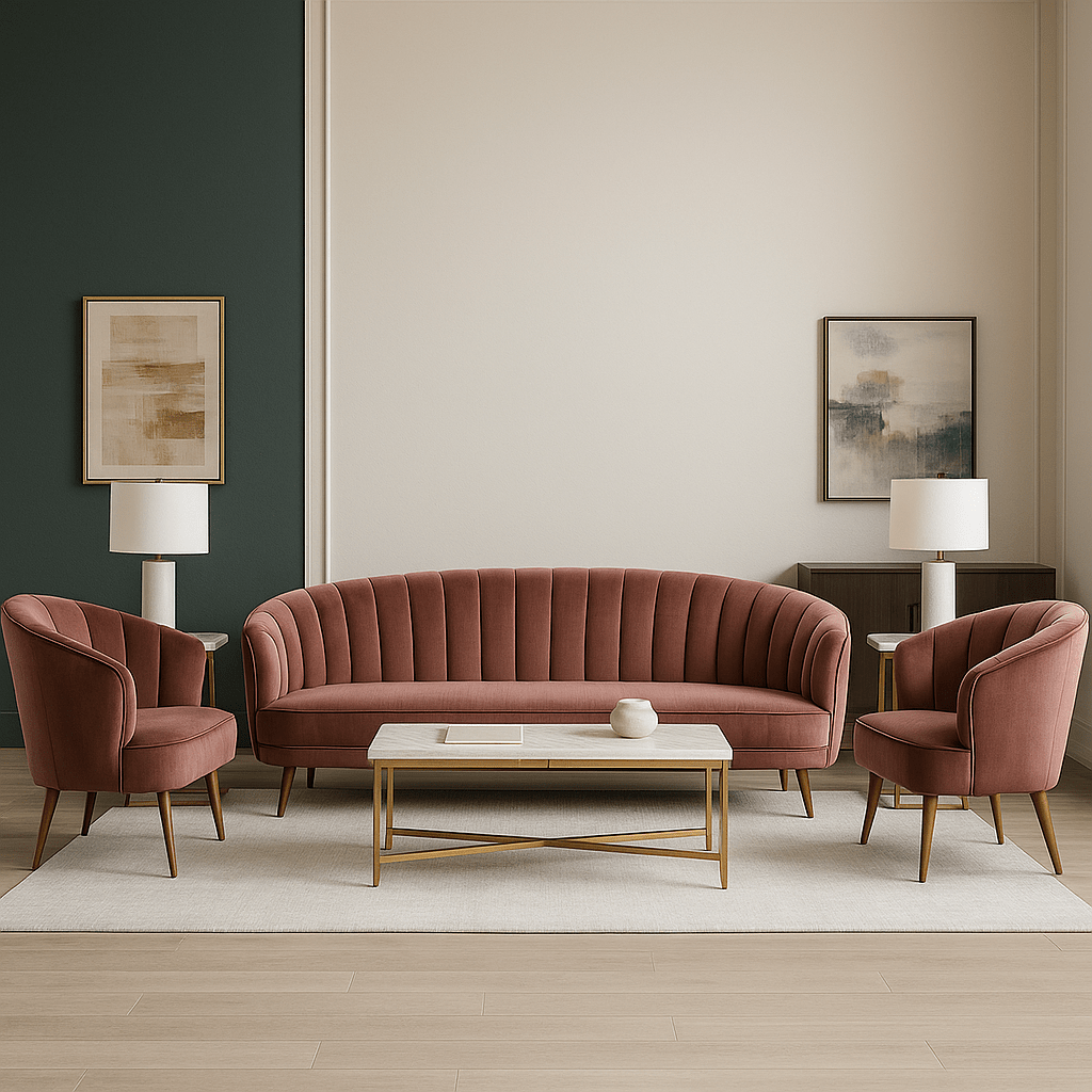 Tovy Lilac Sofa Set Living Room Sets| Roots Furniture