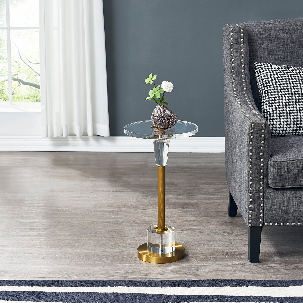 Tower Acrylic Side Table Accent & End Tables| Roots Furniture