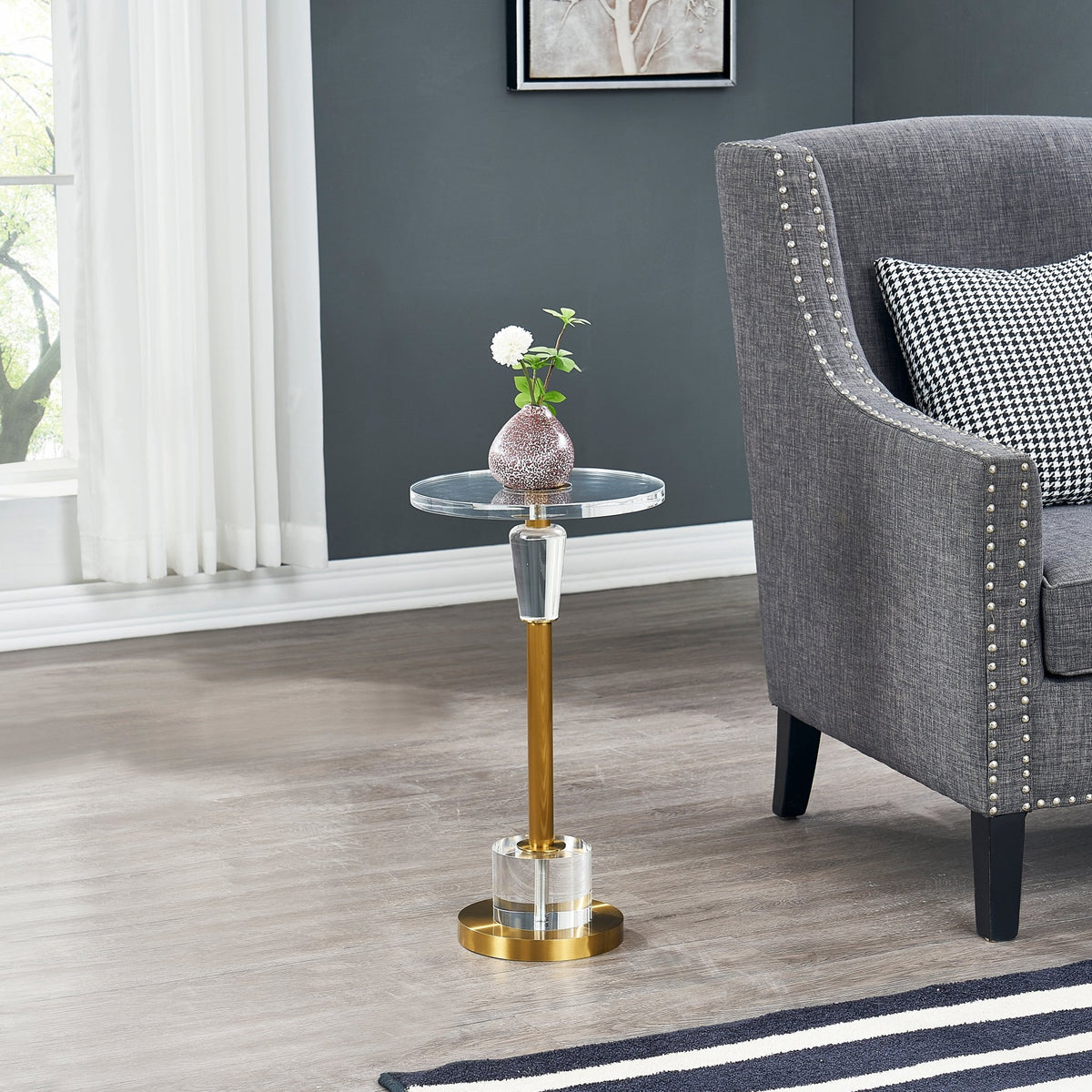 Tower Acrylic Side Table Accent & End Tables| Roots Furniture