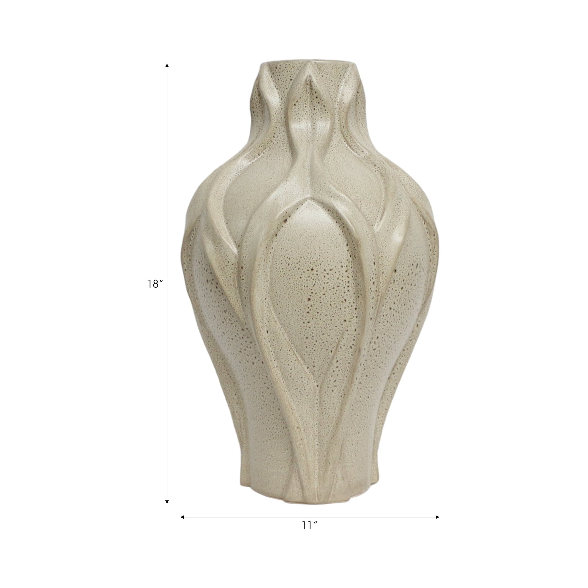 Townsend Cer Vase Vases and Jars| Sagebrook Home