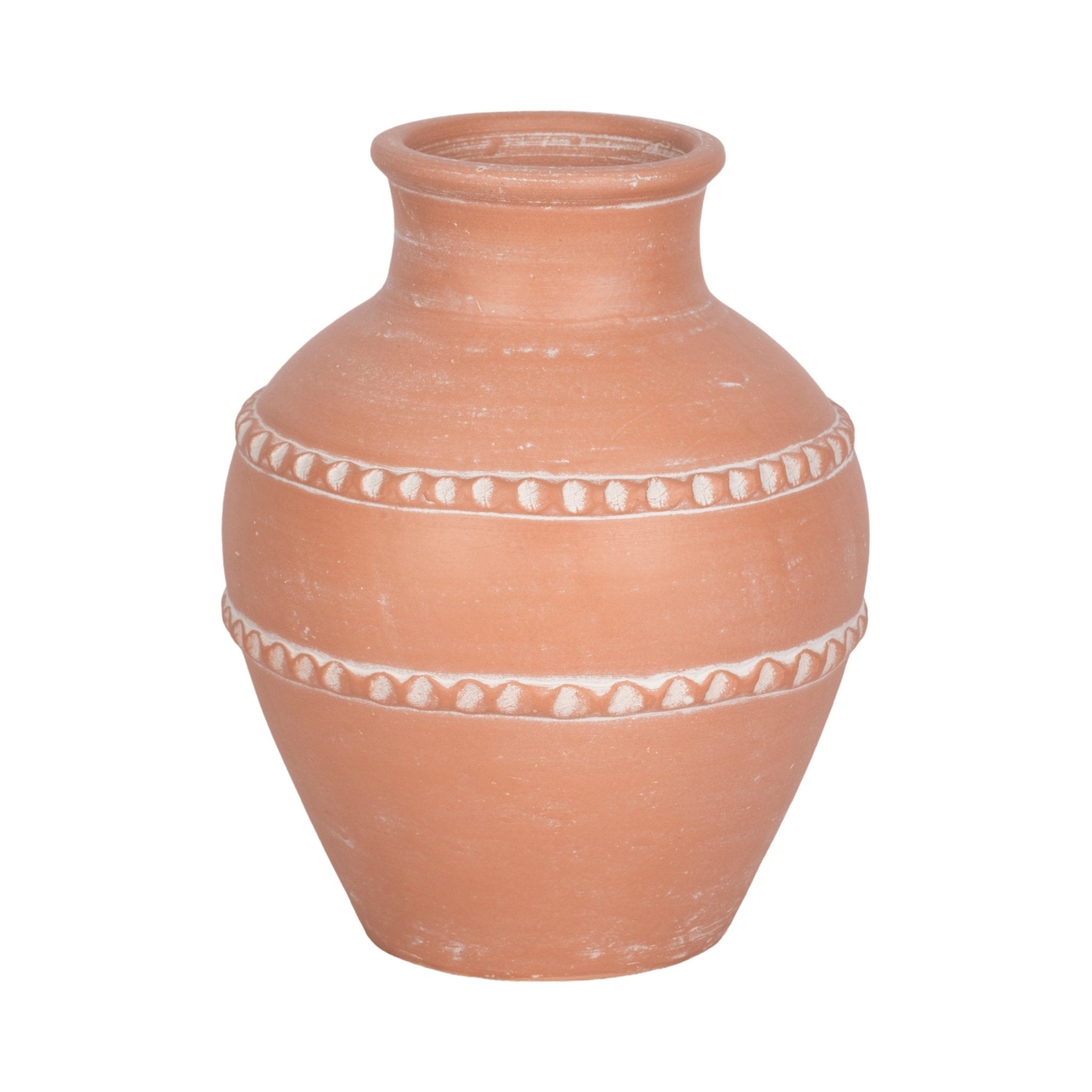 Traditional Terracotta Vase, Terracotta Vases and Jars| Sagebrook Home