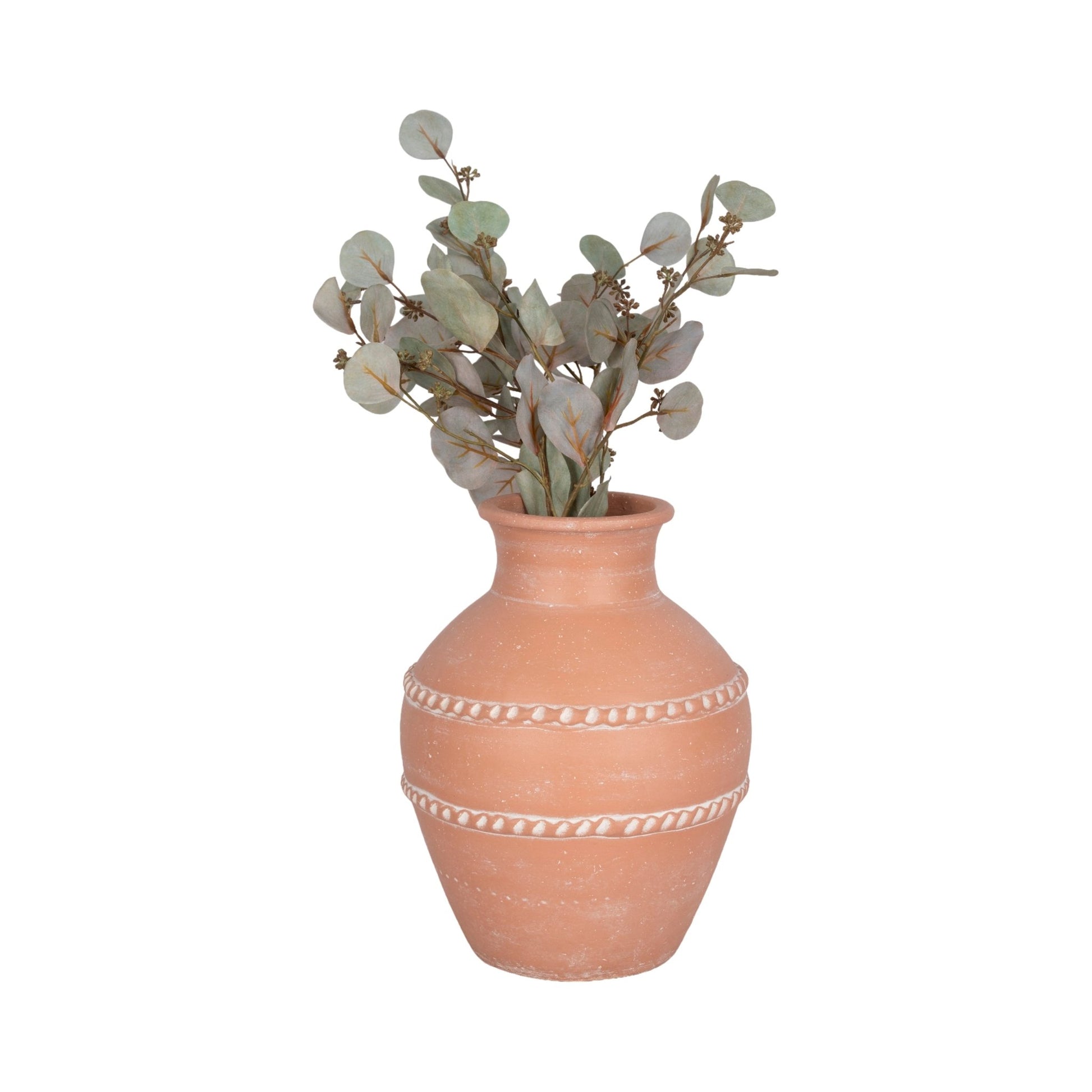 Traditional Terracotta Vase, Terracotta Vases and Jars| Sagebrook Home