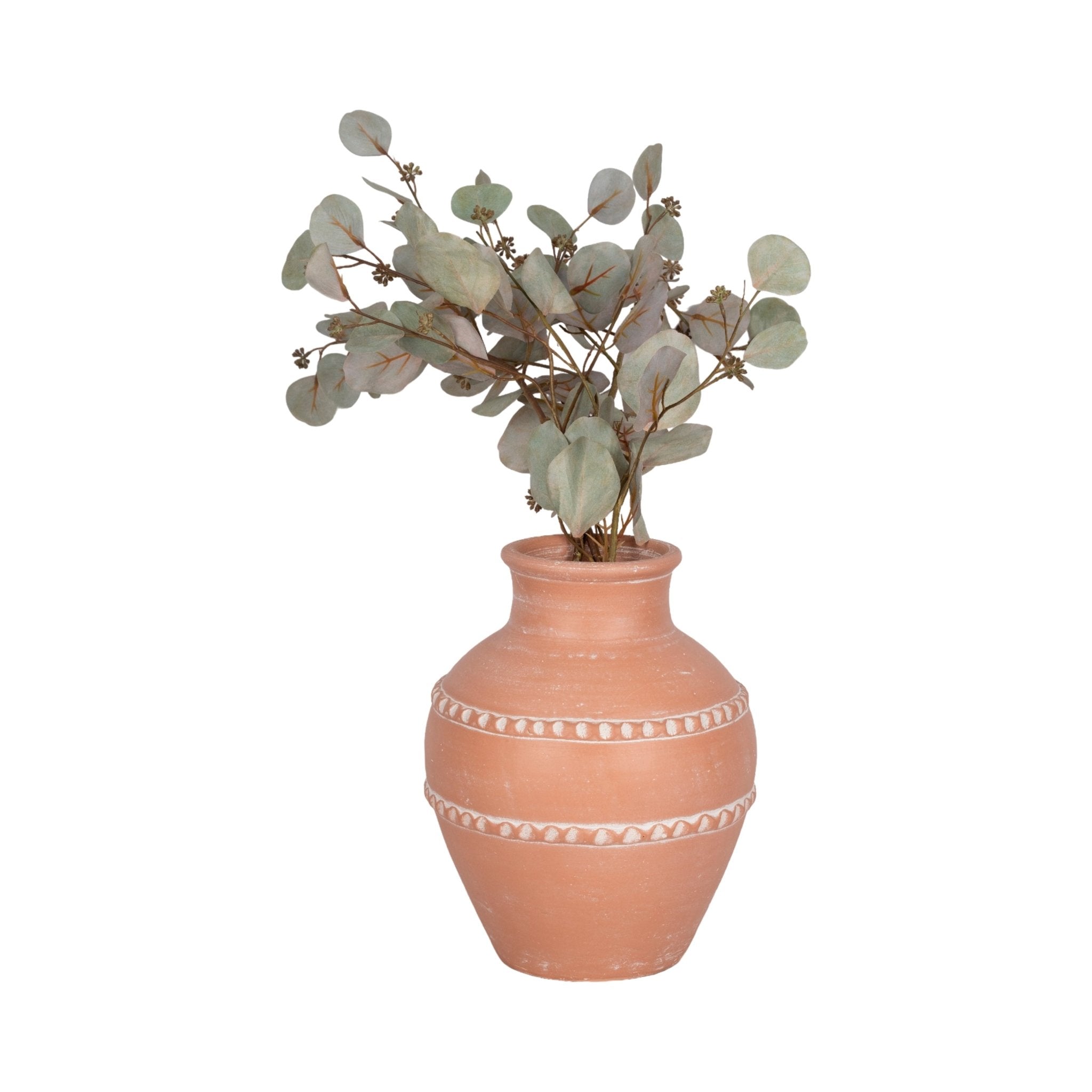 Traditional Terracotta Vase, Terracotta Vases and Jars| Sagebrook Home