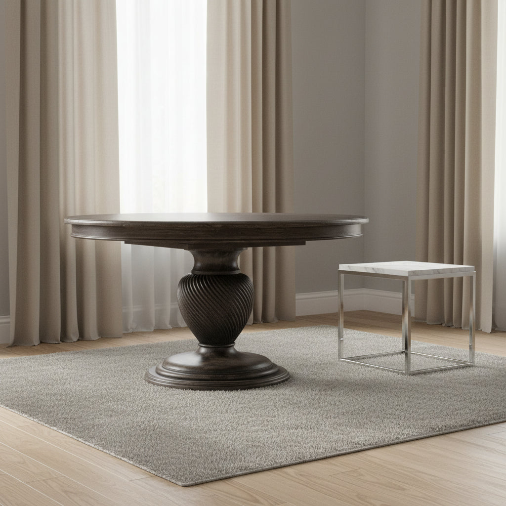 Traditions 54in Round Dining Table with One 20-inch Leaf Dining Tables| Hooker