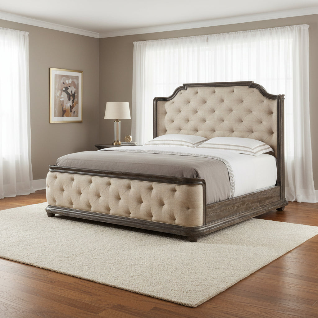 Traditions California King Uph Panel Bed Beds| Hooker