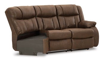 Trail Boys Right-Arm Facing Reclining Loveseat Sectionals| Ashley Homestore