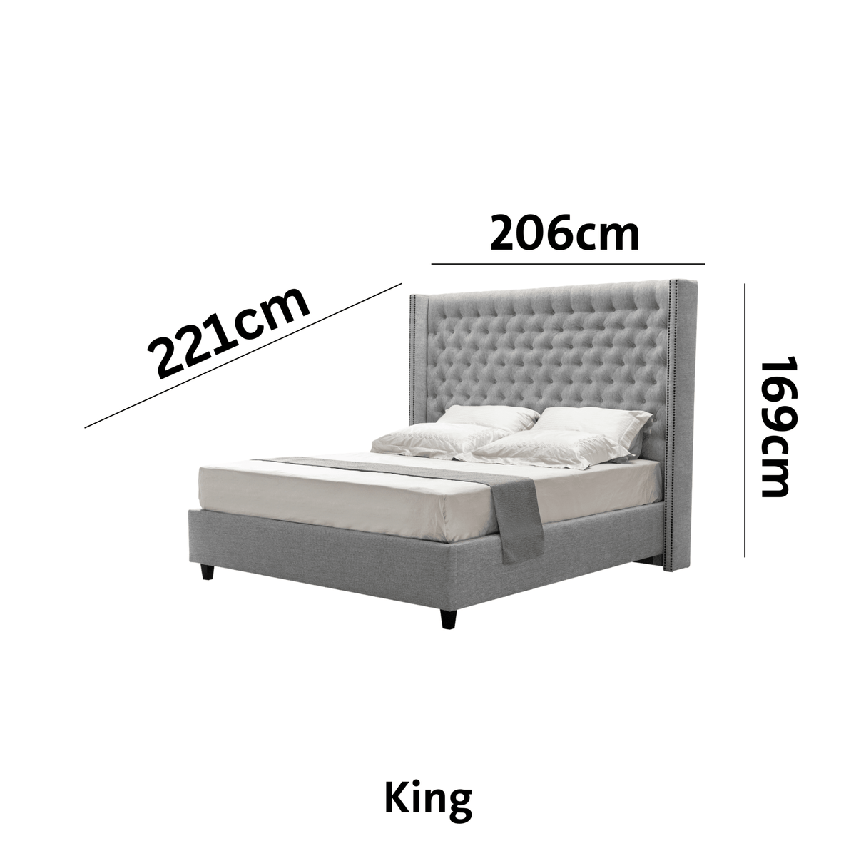 Tranquil Nest Grey (King/Queen) - Queen