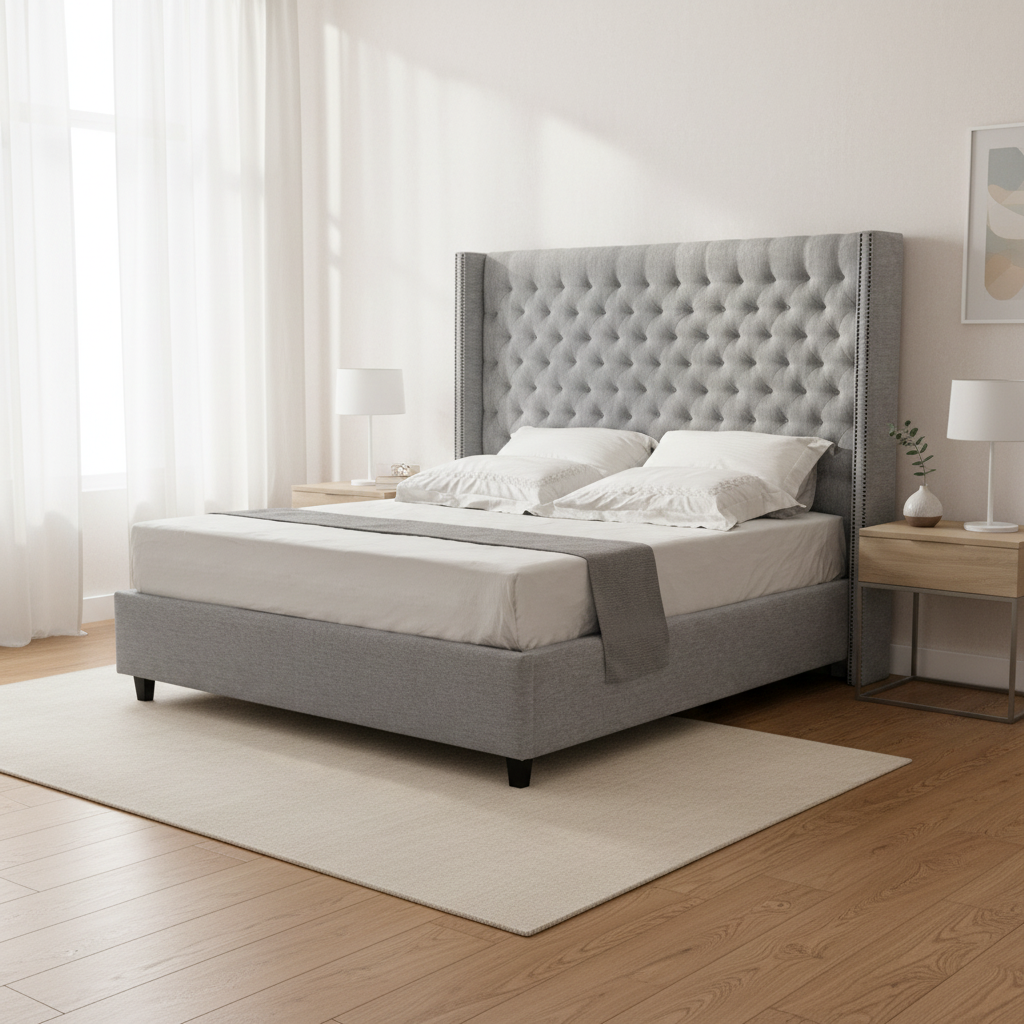 Tranquil Nest Grey (King/Queen) Beds| Roots Furniture
