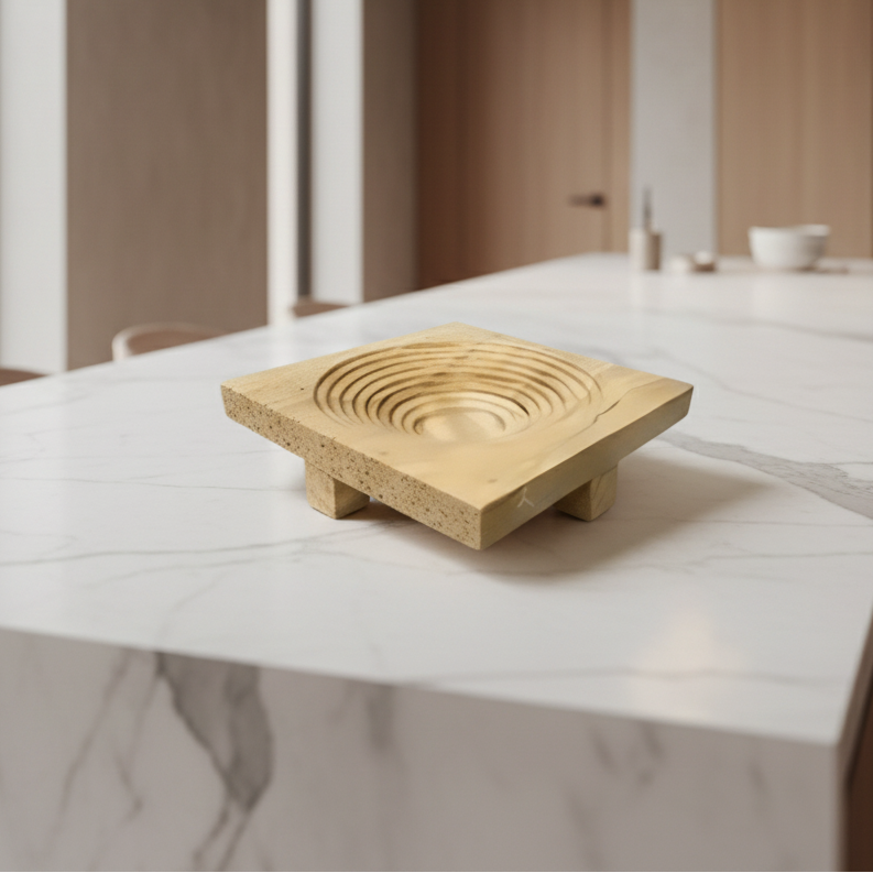 Travertine Bowl Bowl| Roots Furniture