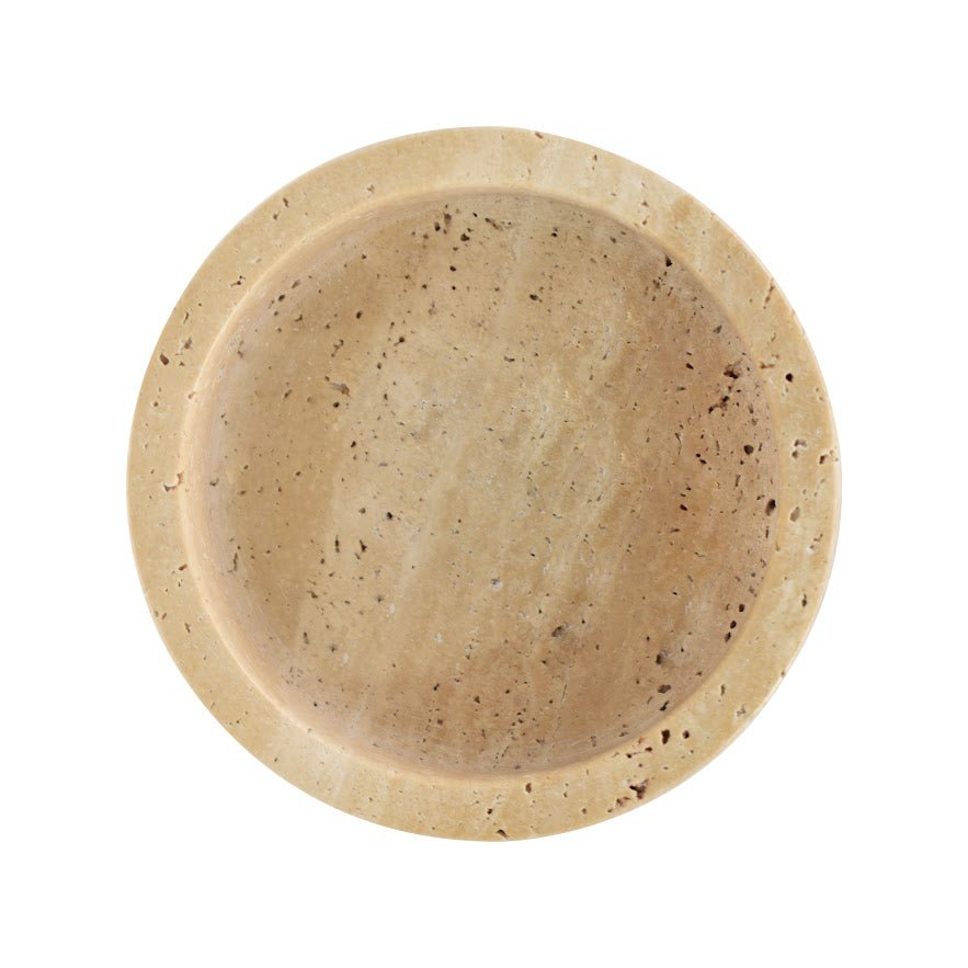 Travertine Marble Bowl Medium Bowl| Roots Furniture