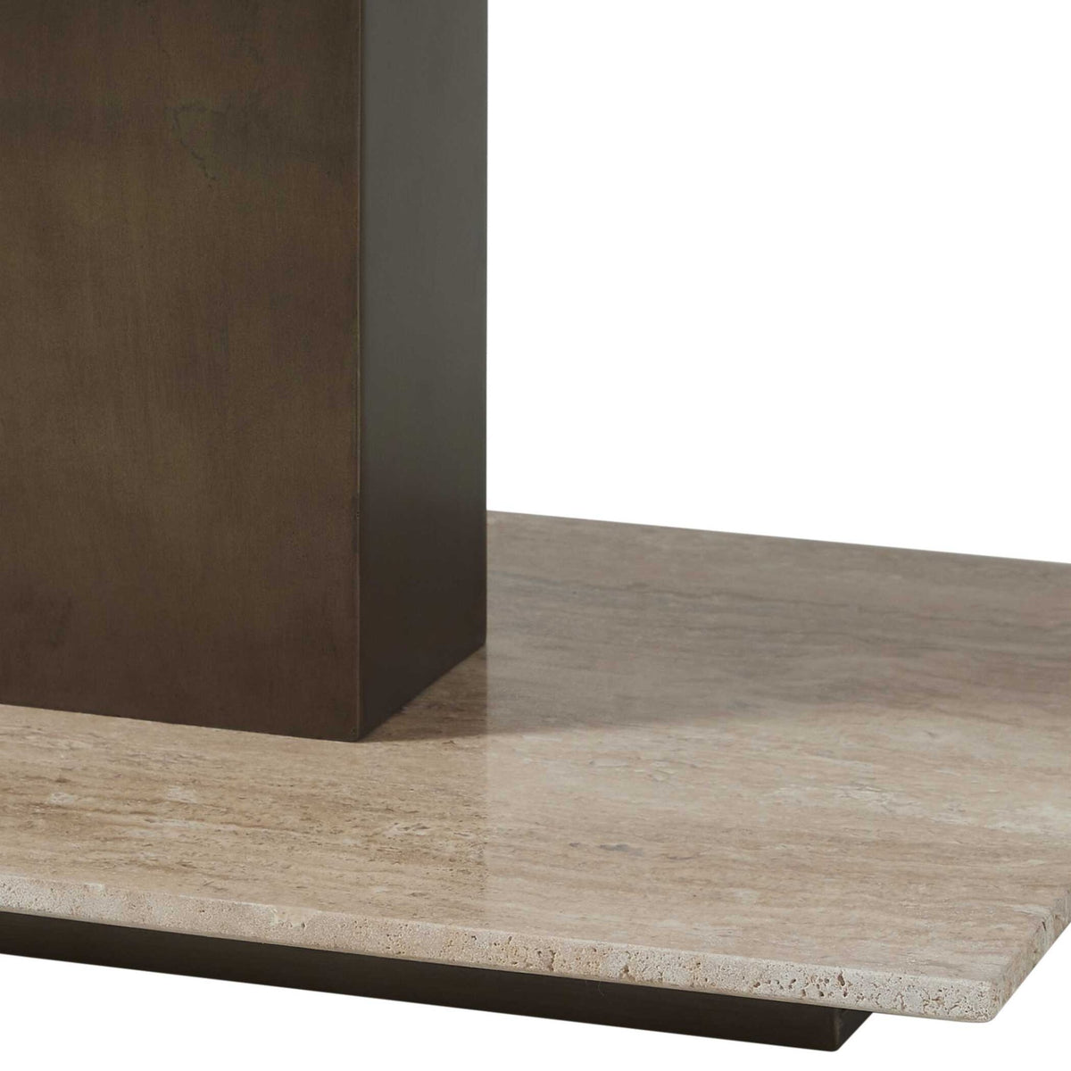 Travertini 3 Tiered Accent Table Accent & End Tables| Uttermost