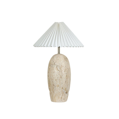 Travetine Table Lamp - Al Rugaib Furniture