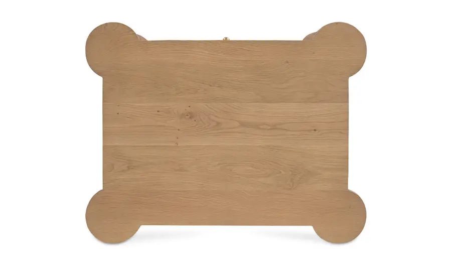 Treccia 2 Drawer Nightstand Oak Nightstands| Moe's Home