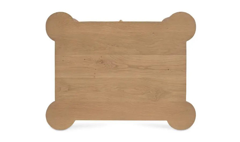 Treccia 2 Drawer Nightstand Oak - Al Rugaib Furniture