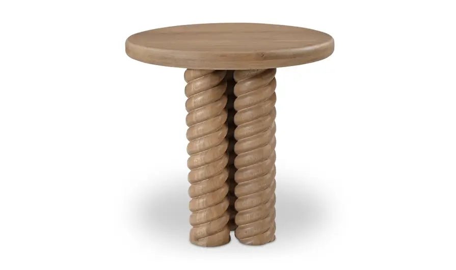 Treccia Side Table Oak End Tables| Moe's Home