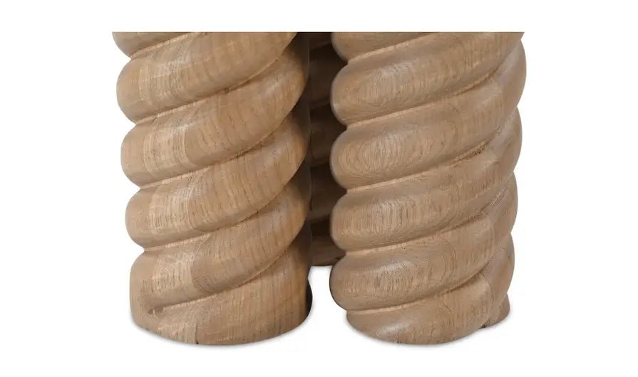 Treccia Side Table Oak End Tables| Moe's Home