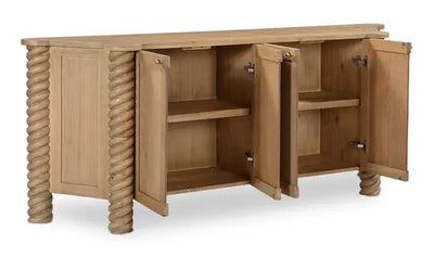Treccia Sideboard Oak - Al Rugaib Furniture