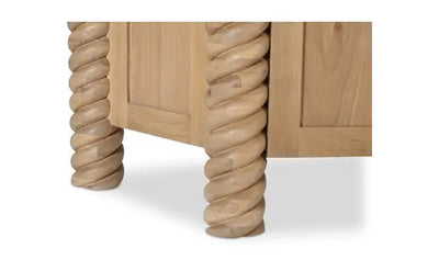 Treccia Sideboard Oak - Al Rugaib Furniture