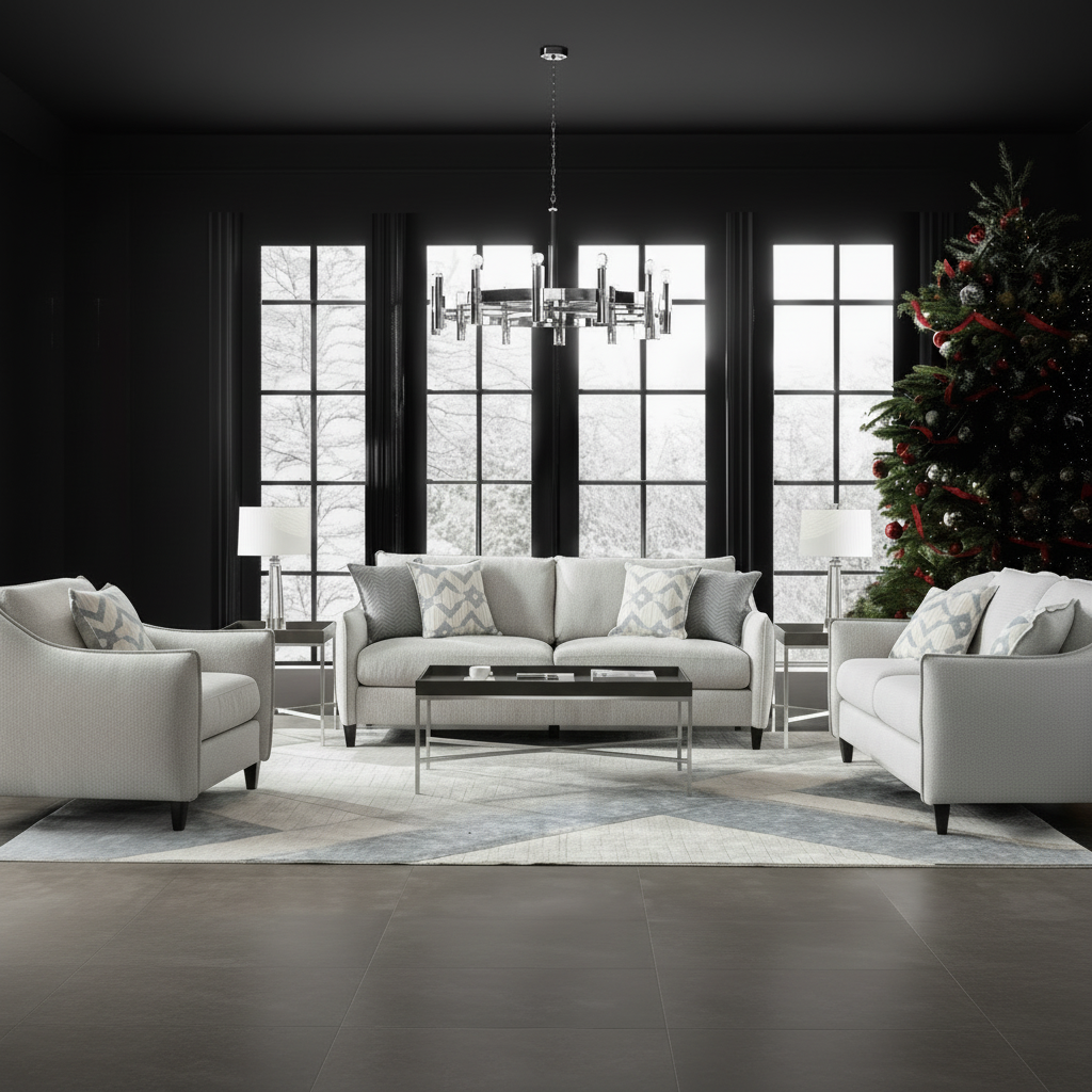 Trendy Grey Living Room Set Roots Furniture