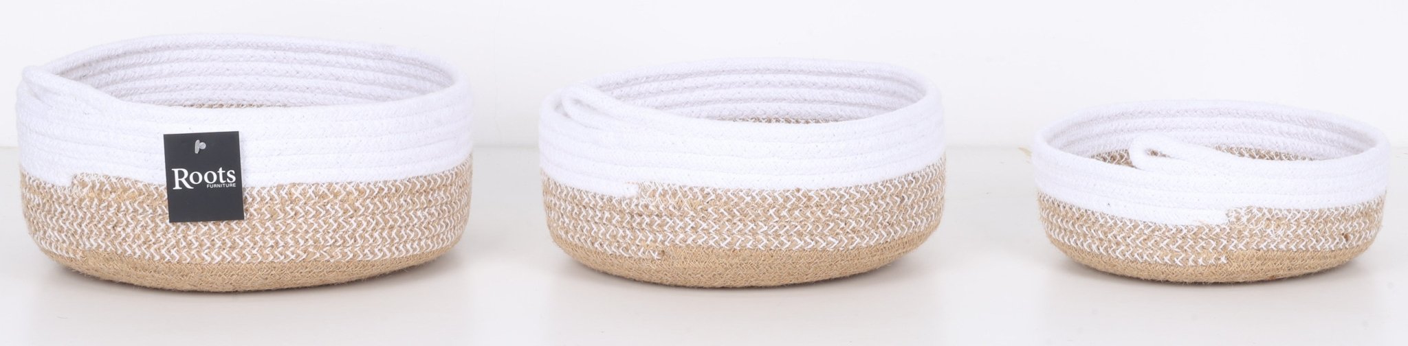 TRI COLOR ROUND FRUIT BASKET - S/3 Baskets| Roots Furniture