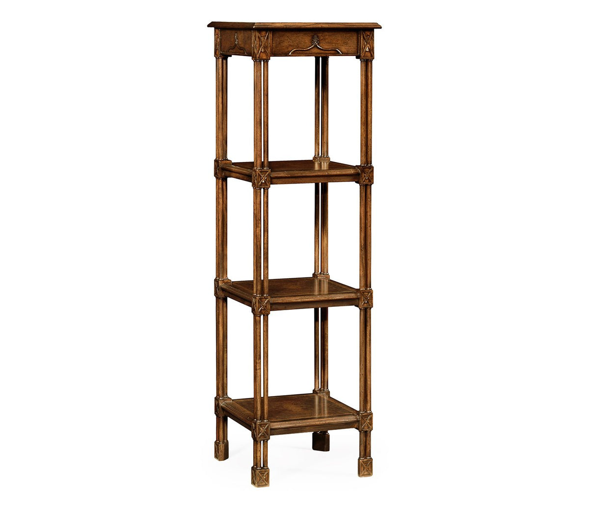 Tribeca Collection - Chippendale Gothic Four-Tier Étagère Ground Decors| Jonathan Charles