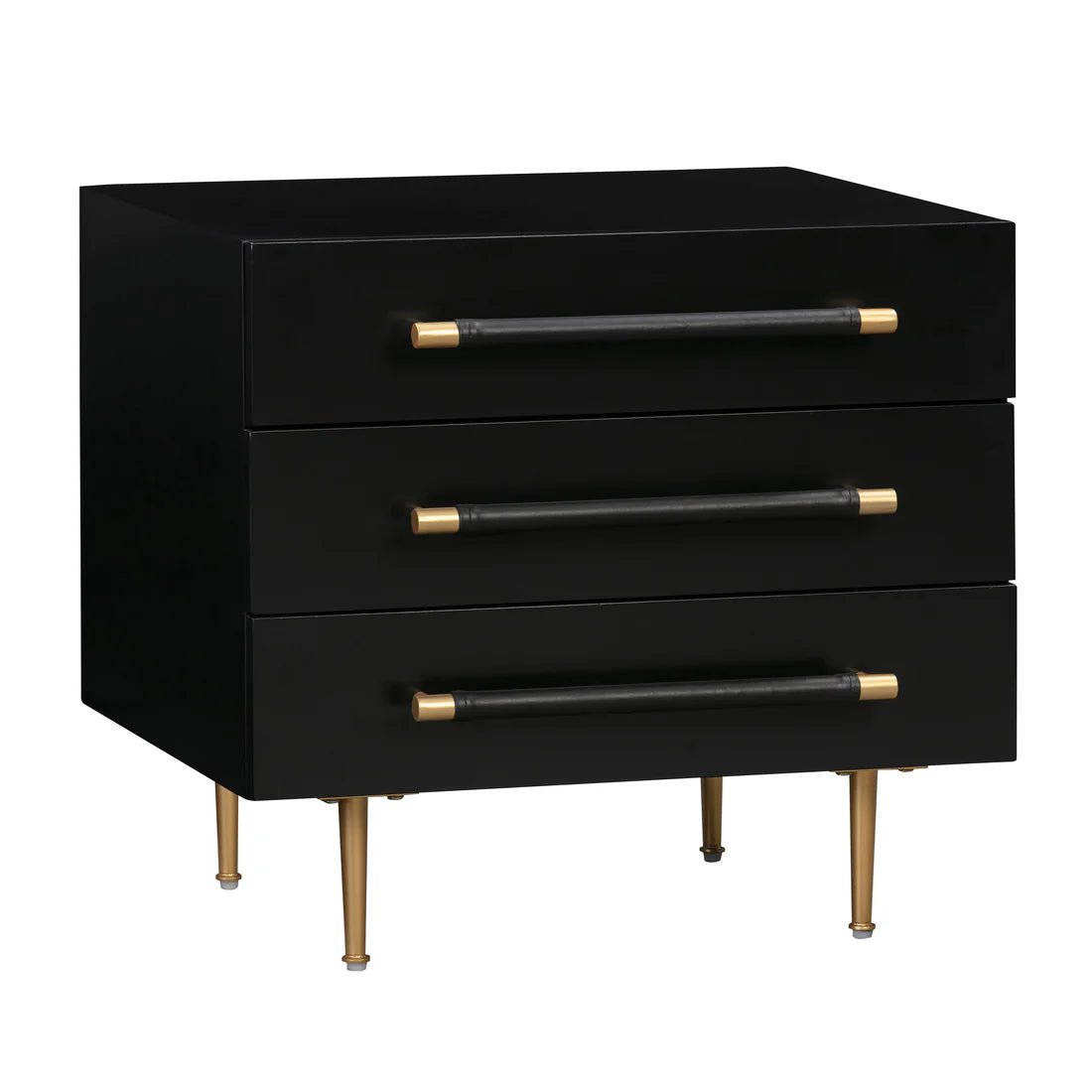 Trident Black Nightstand Nightstands| TOV