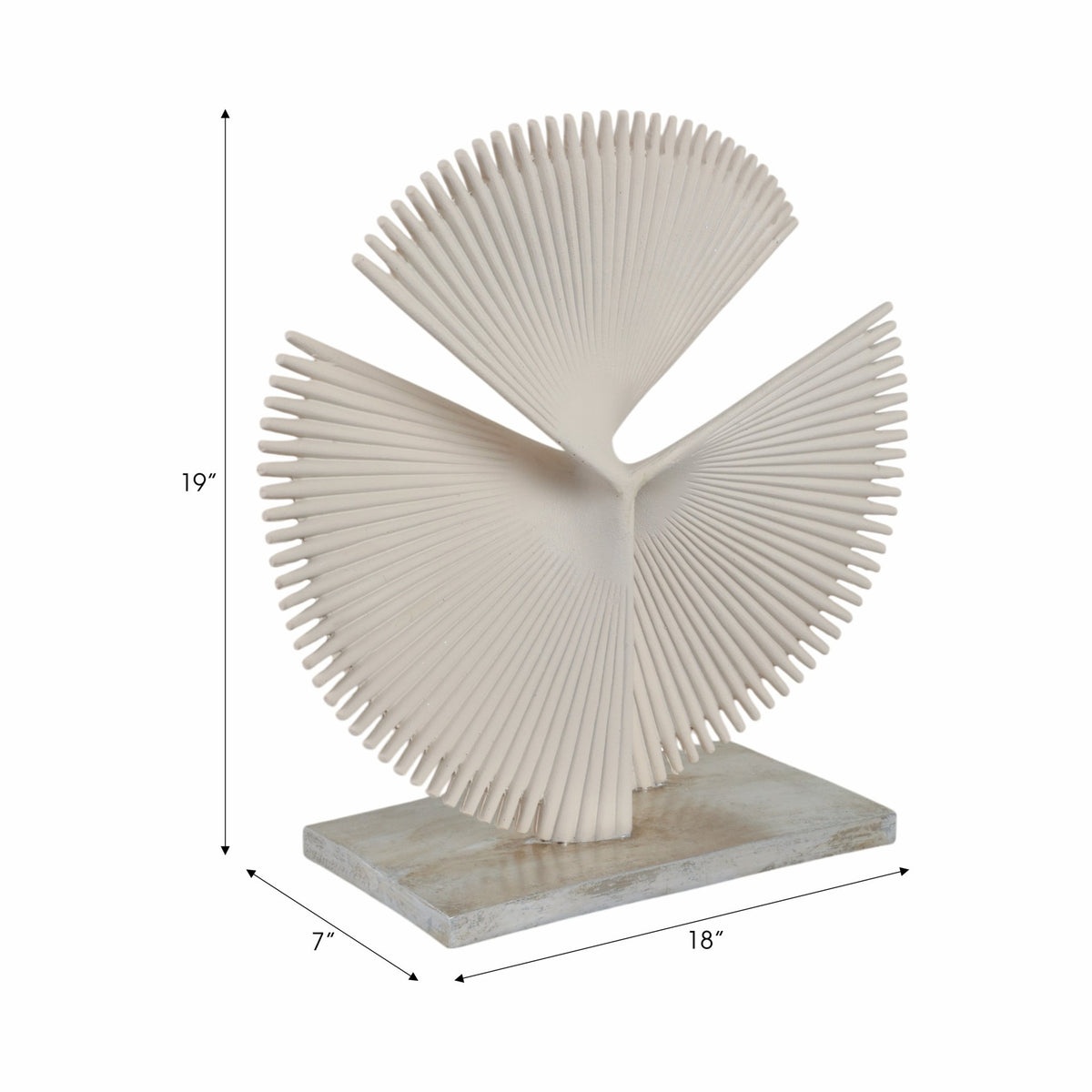 19" TRUIDEN SPIKE STATUARY Table Decors| Sagebrook Home