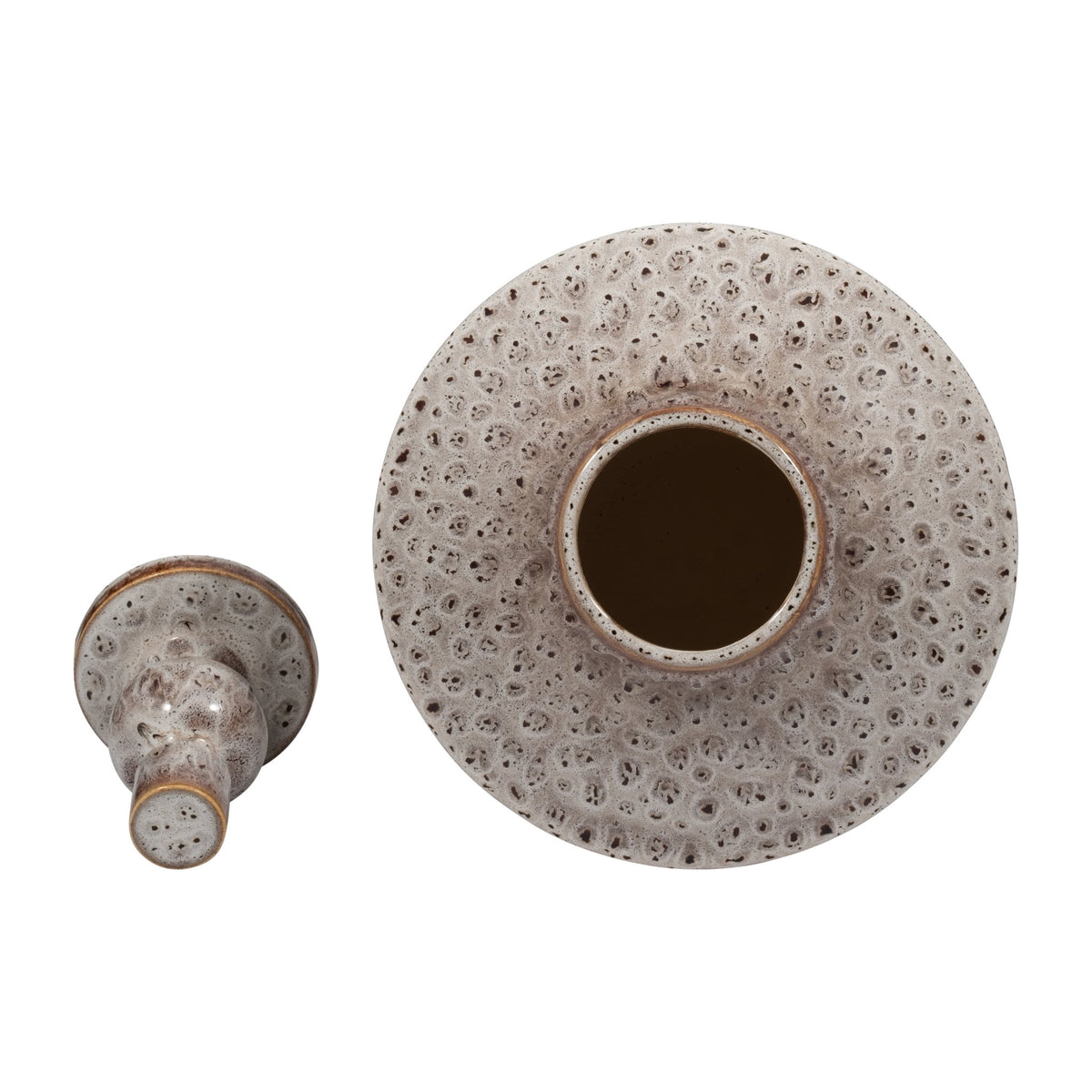 TRUMAN LARGE CERAMIC LIDDED JAR Vases and Jars| Sagebrook Home